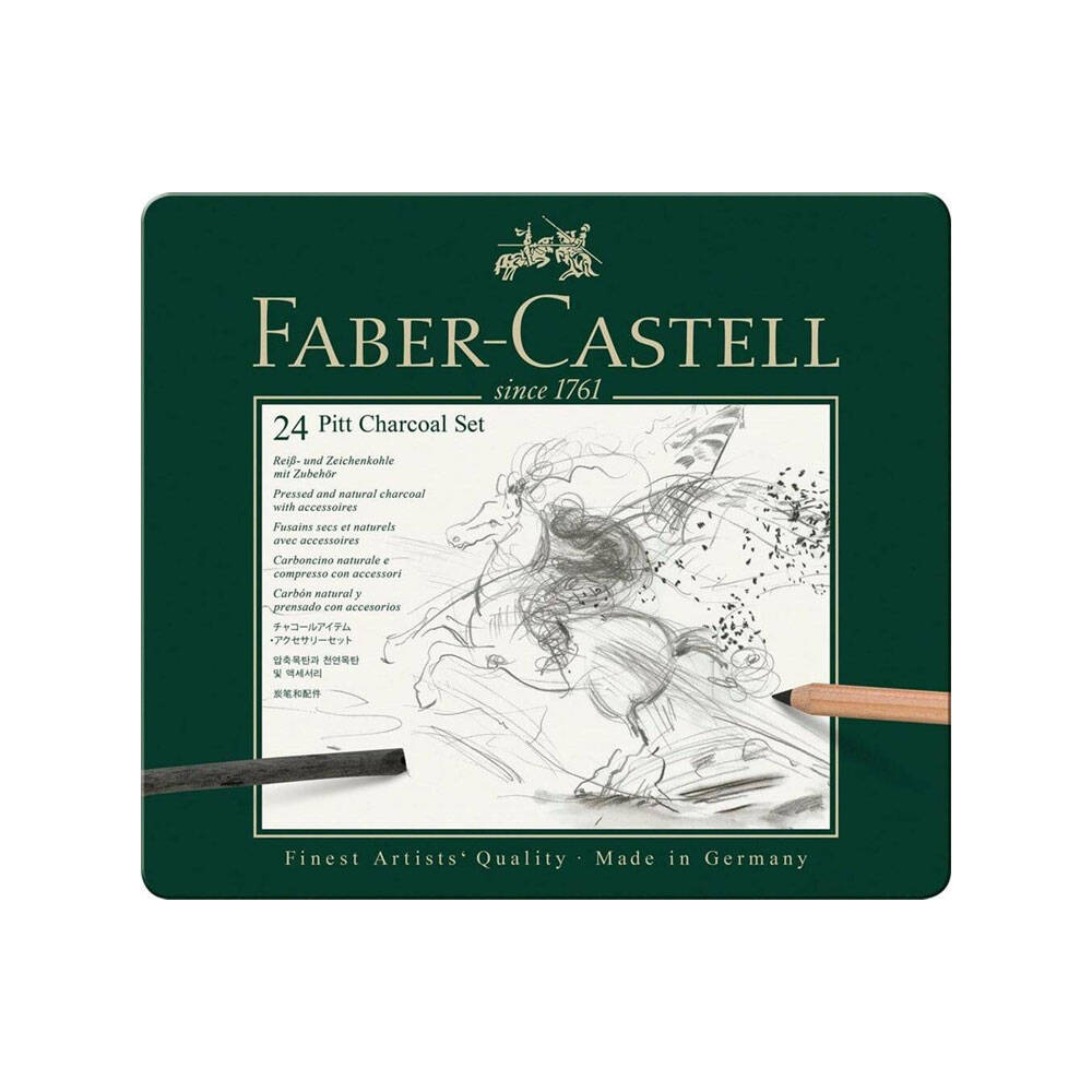 Faber Castell Pitt Monochrome Processed Charcoal Set
