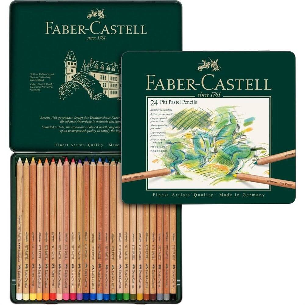 Faber Castell Pitt Pastel Pencil 24 Colors
