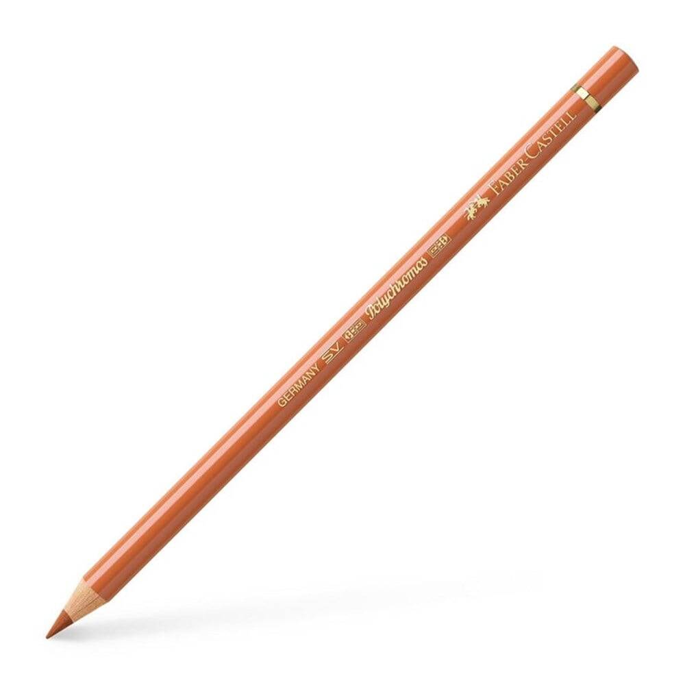 Faber Castell Polychromos Artist Color Pencil 187 Burnt Ocher