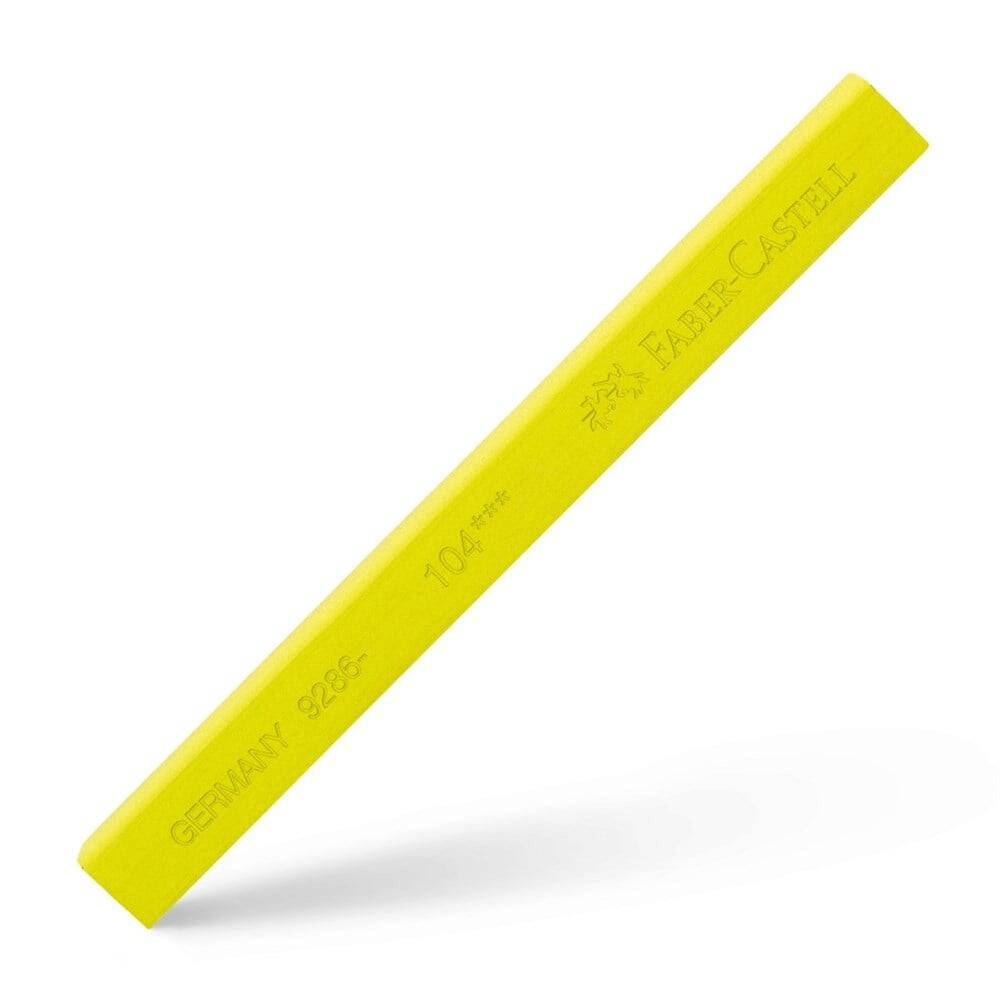 Faber Castell Polychromos Artists Pastel 104 Light Yellow (Glaze Bright Yellow Angle)