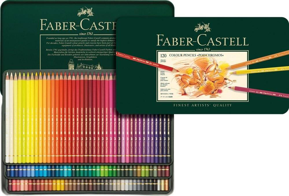 Faber Castell Polychromos Colour Pencils 120 Colours