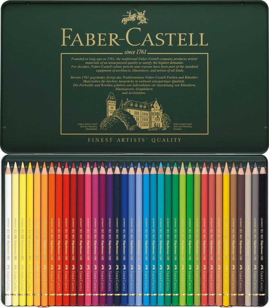 Faber Castell Polychromos Colour Pencils 36 Colours