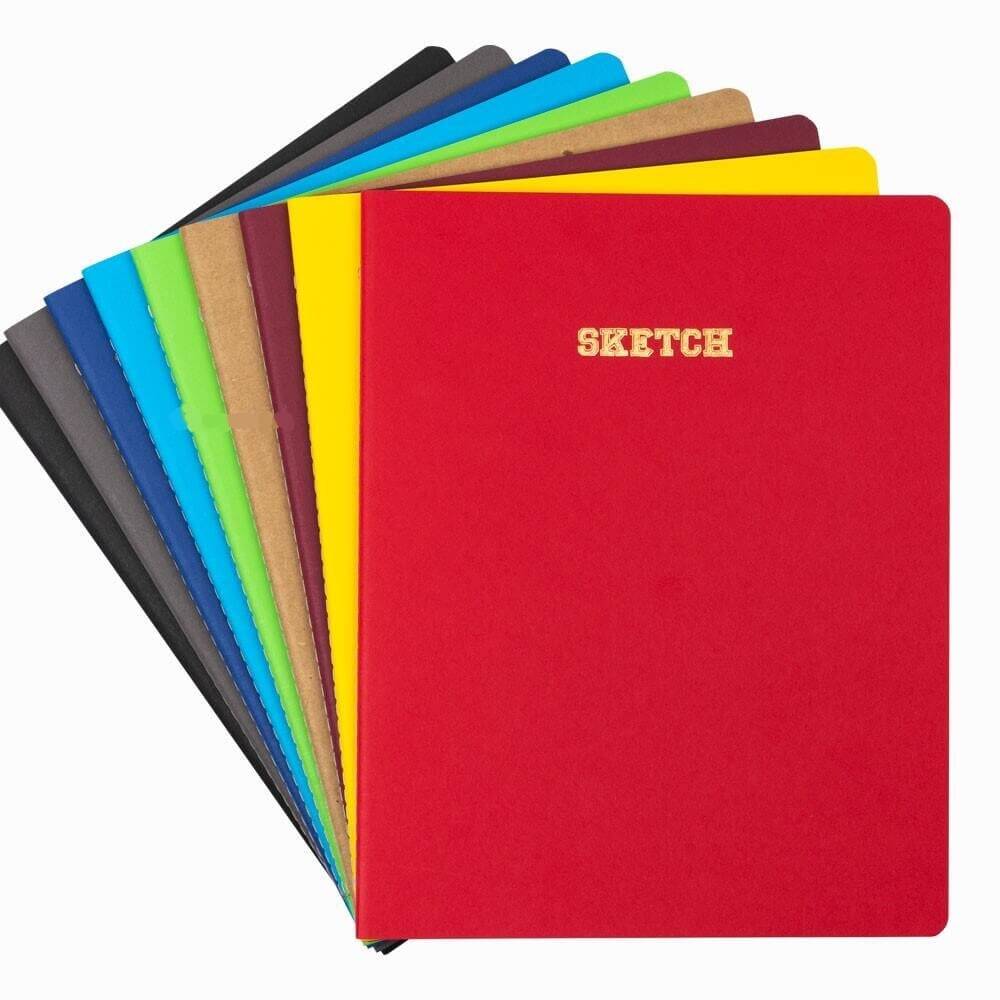 Fabio Ricci Stitched Sketchbook Colored Cover 13x21cm 100gr