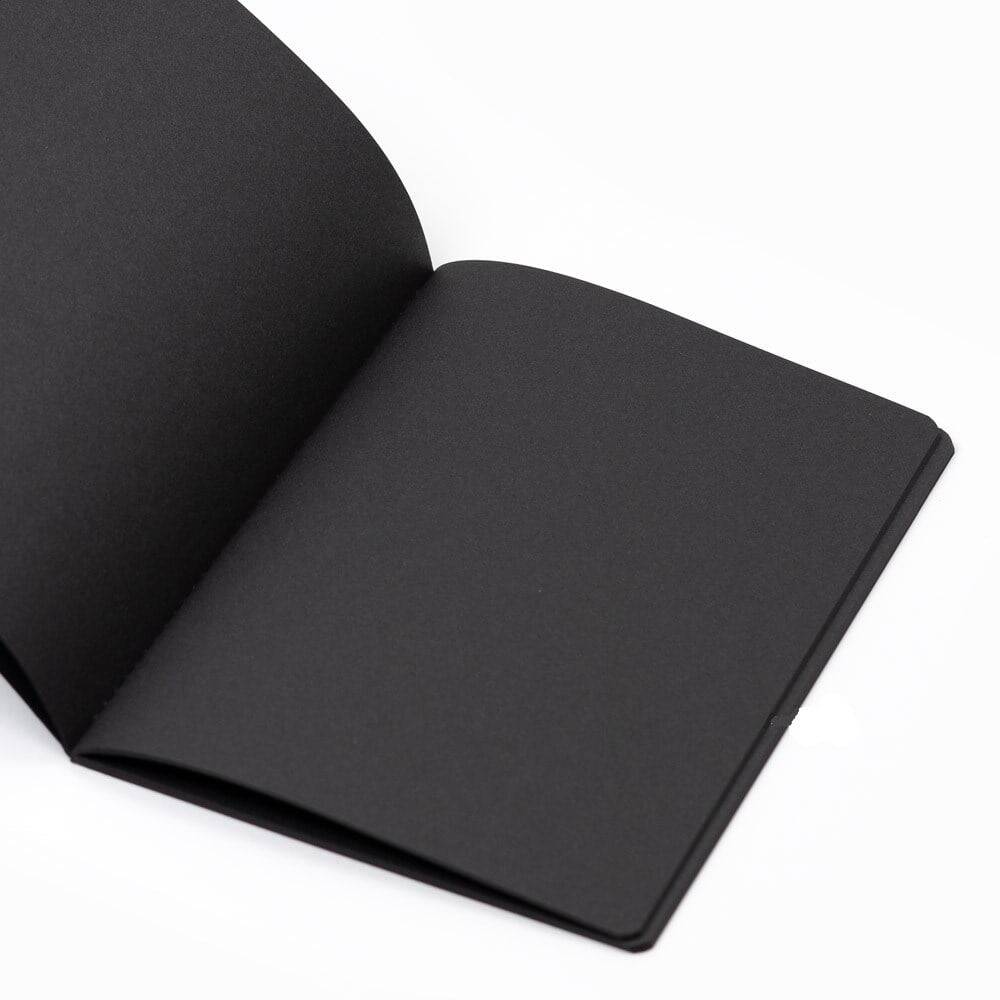Fabio Ricci Stitched Sketchbook Black 16.5x22.5cm 100gr