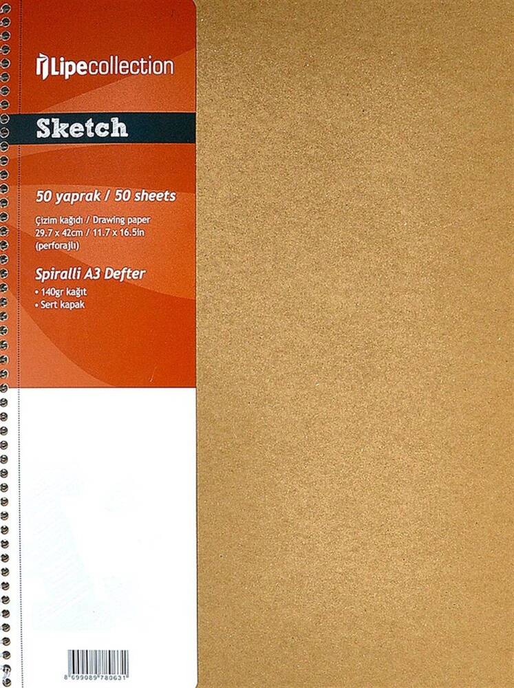 Fabio Ricci Spiral Sketchbook 50 Sheets A3