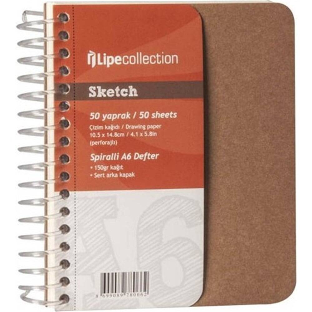 Fabio Ricci Spiral Sketchbook 50 Sheets A6