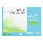 Fabriano Artistico Watercolor Notebook Traditional White Grana Grossa Rough 300gr, 26x36 cm 20 Pages