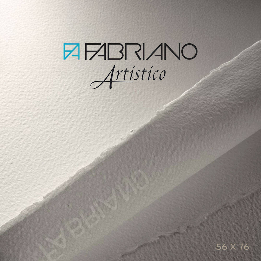 Fabriano Artistico Watercolor Paper Extra White Cold Pressed 300 gr 56x76 cm