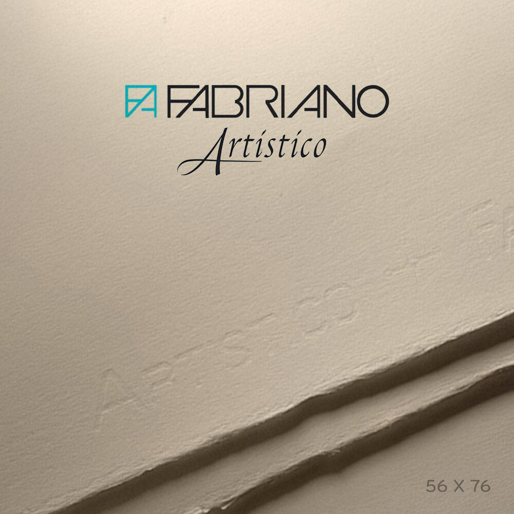 Fabriano Artistico Watercolor Paper Traditional White Hot Pressed 300 gr 56x76 cm