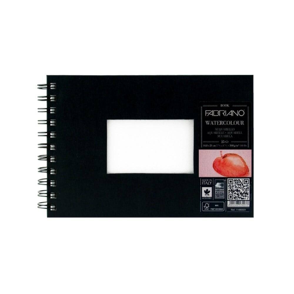 Fabriano Watercolor Book 14.8 x 21 cm 300g 25 Sheets