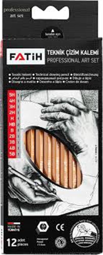 Fatih Professional Grade Pencil Set of 12