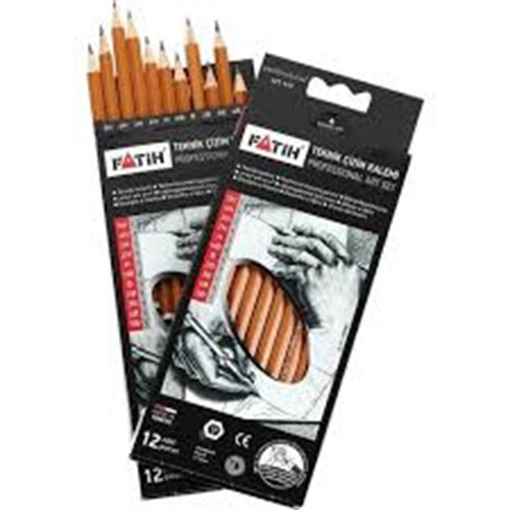 Fatih Professional Grade Pencil Set of 12