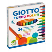 Giotto Turbo Color Felt Tip Pens 24 Pieces