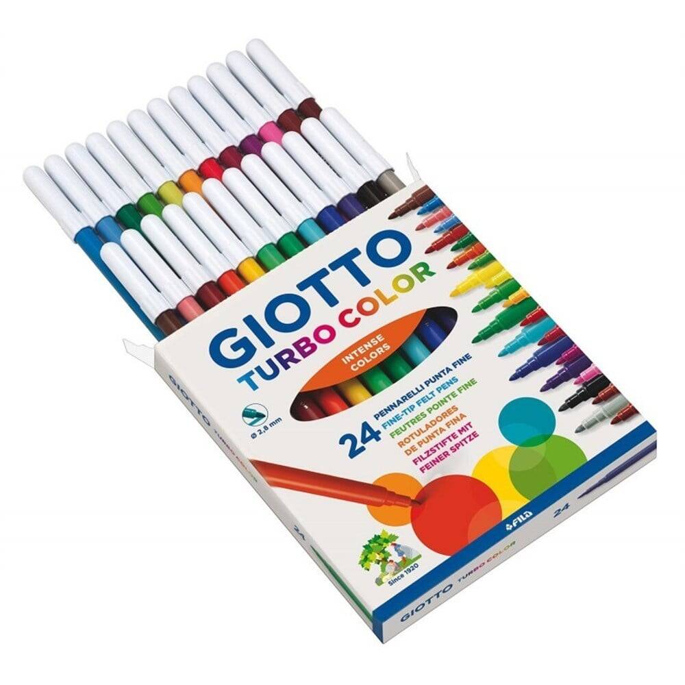 Giotto Turbo Color Keçeli Kalem 24lü