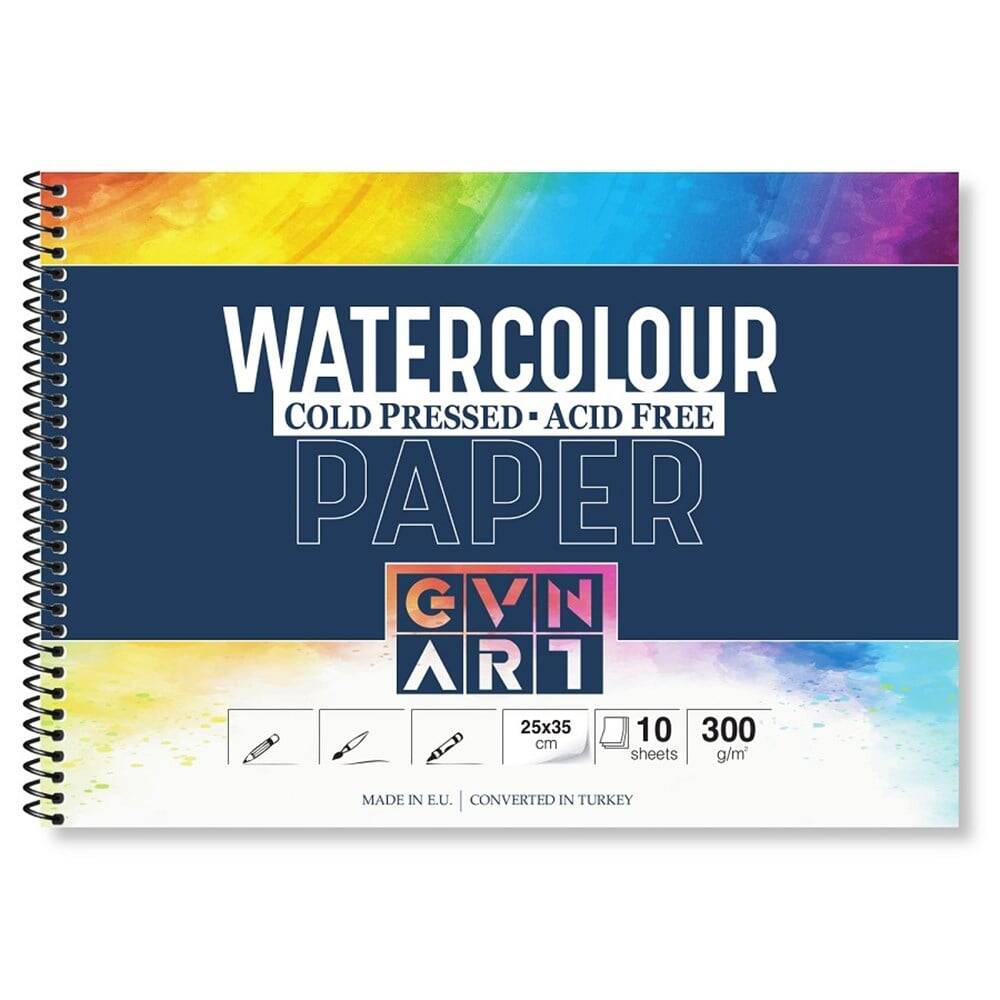 Güven Art Cold Press Watercolour Notebook 300gr 25x35cm 10 yp