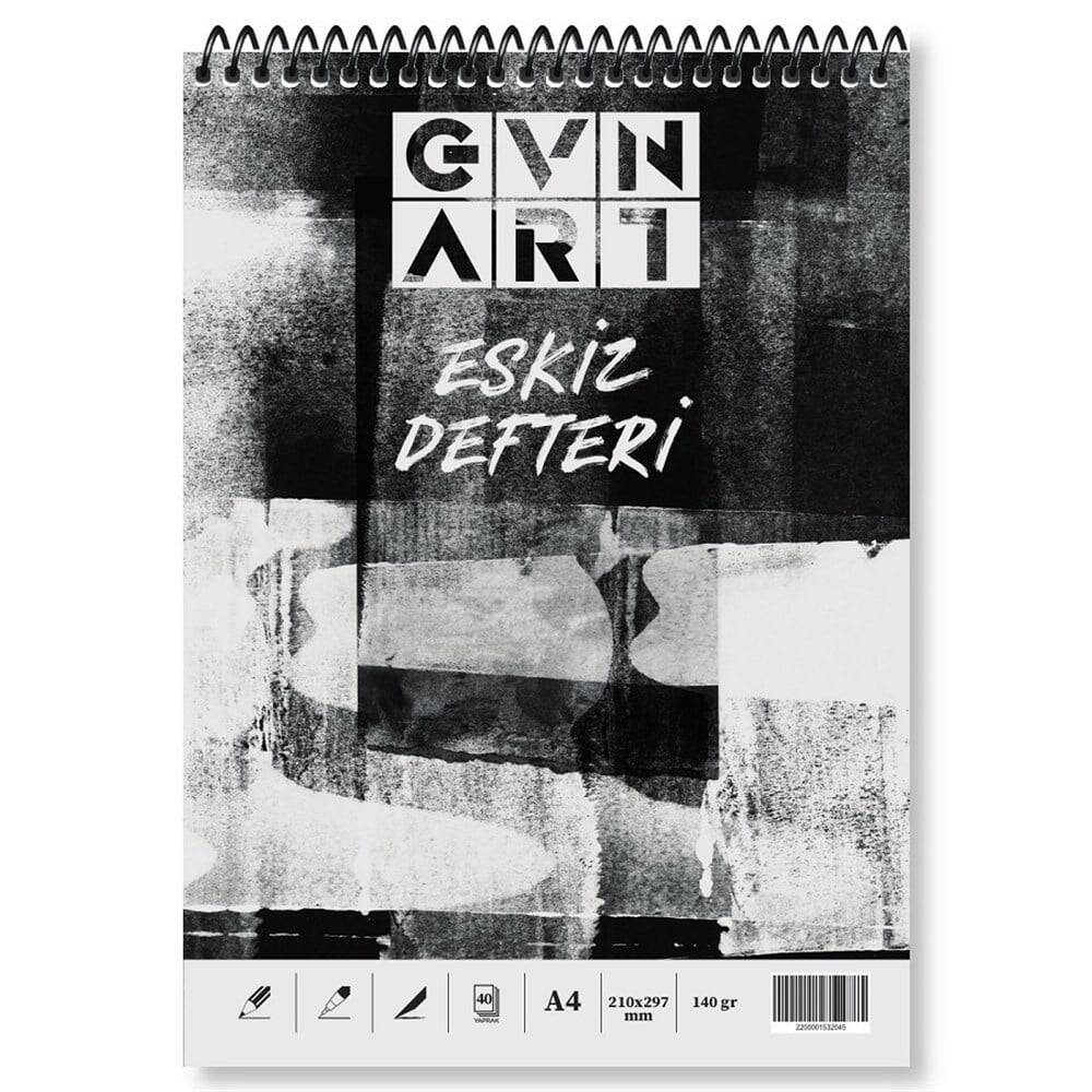 Güven Art Top Spiral Ivory Sketchbook 140gr A4 40 py