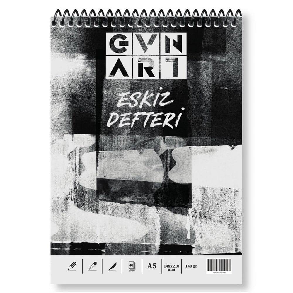 Güven Art Top Spiral Ivory Sketchbook 140gr A5 40 py