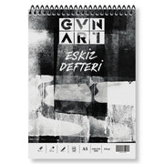 Güven Art Üstten Spiralli Ivory Eskiz Defteri 140gr A5 40 yp