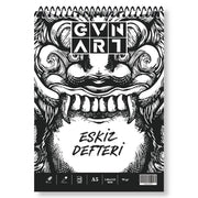 Güven Art Üstten Spiralli Ivory Eskiz Defteri 90gr A5 40 yp
