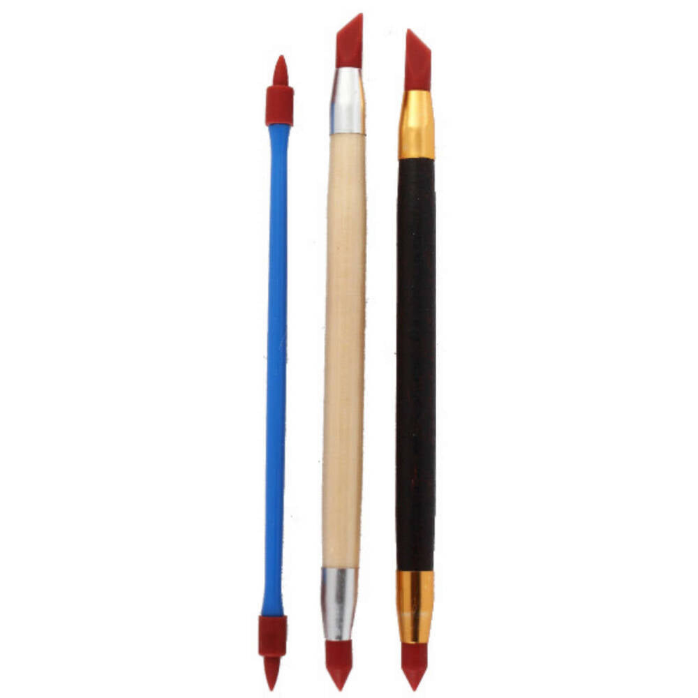 Gvn Art Rubber Tip Brush Set of 3 A6238