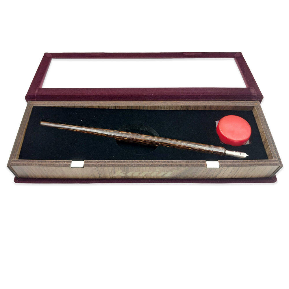 Custom-Cut Osmiroid Pen for Calligraphy, Luxury Boxed – 1 mm