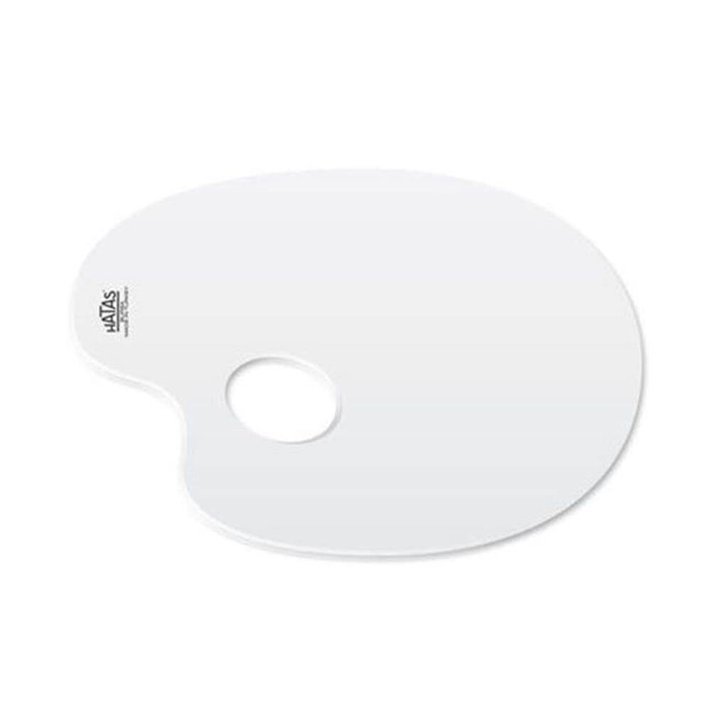 Hatas Acrylic Godless Oval Painting Palette 28X40 cm