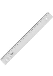 Hatas Ruler Wide Plastic Lens 30 Cm 00161