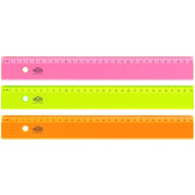 Hatas Cetvel Plastik 30 Cm Neon Şeffaf 00148