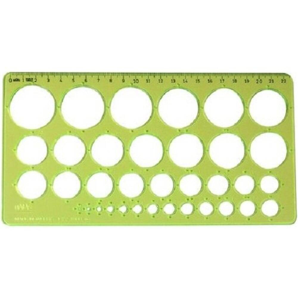 Hatas Circle Template 22 cm 1-35 Mm