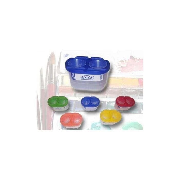 Hatas Brush Cleaning Container 2 Compartments Eco