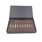 Karin Bambu Hat Kalem Seti Hediyelik Kutu - Bambu Ağacı 2 mm-10 mm + 12 mm 1 Sap Vidalı Sistem