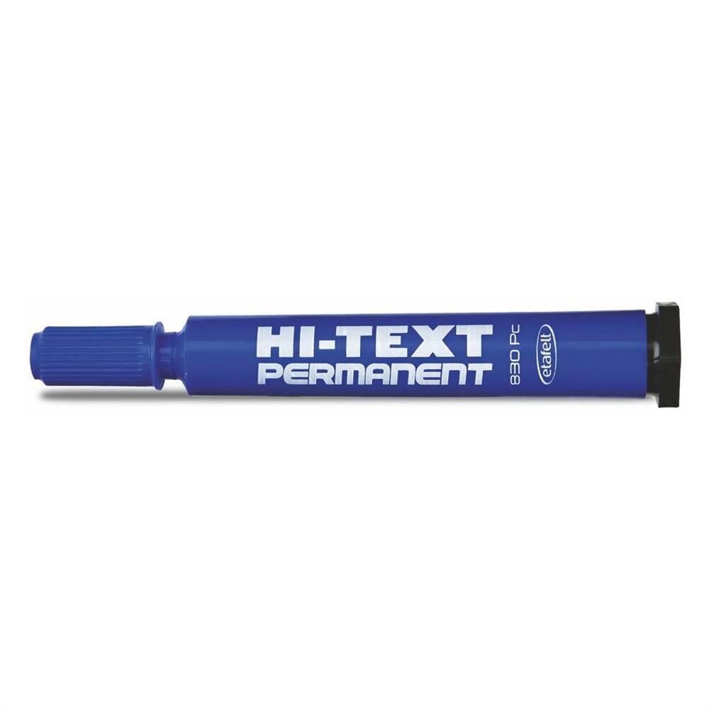 Hi-Text 830 Pcm Permanent Marker Chisel Tip Blue