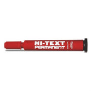 Hi-Text 830Pb Permanent Marker Round Tip Red