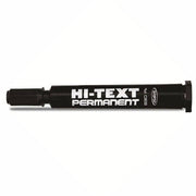 Hi-Text 830Pb Permanent Marker Round Tip Black