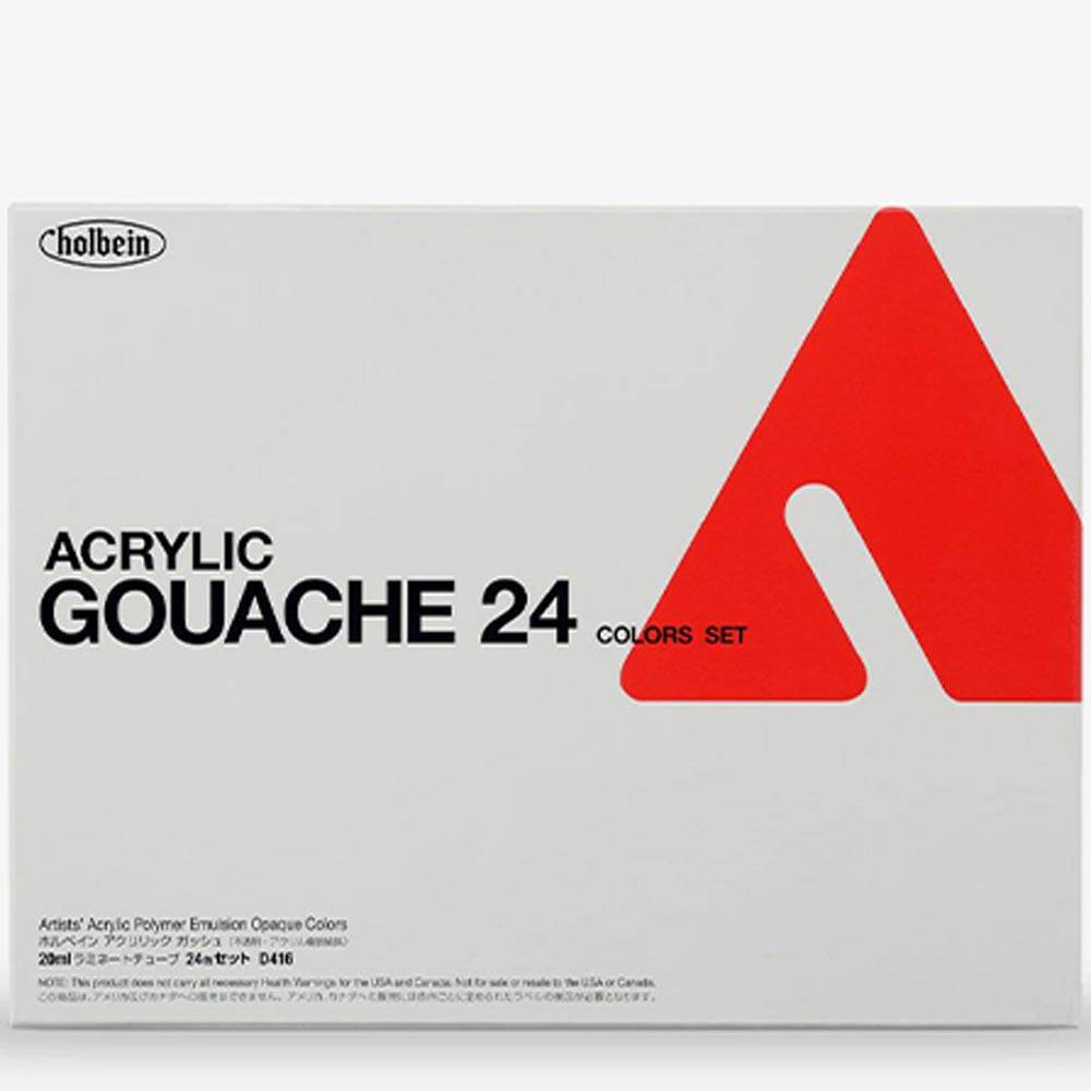 Holbein Akrilik Guaj Boya Set 24 Renk