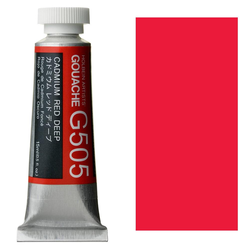 Holbein Artist Guaj Boya 15 ml E Serisi G505 Cadmium Red Deep