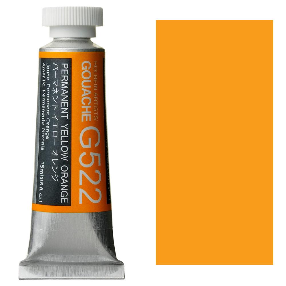 Holbein Artist Guaj Boya 15 ml A Serisi G522 Permanent Yellow Orange