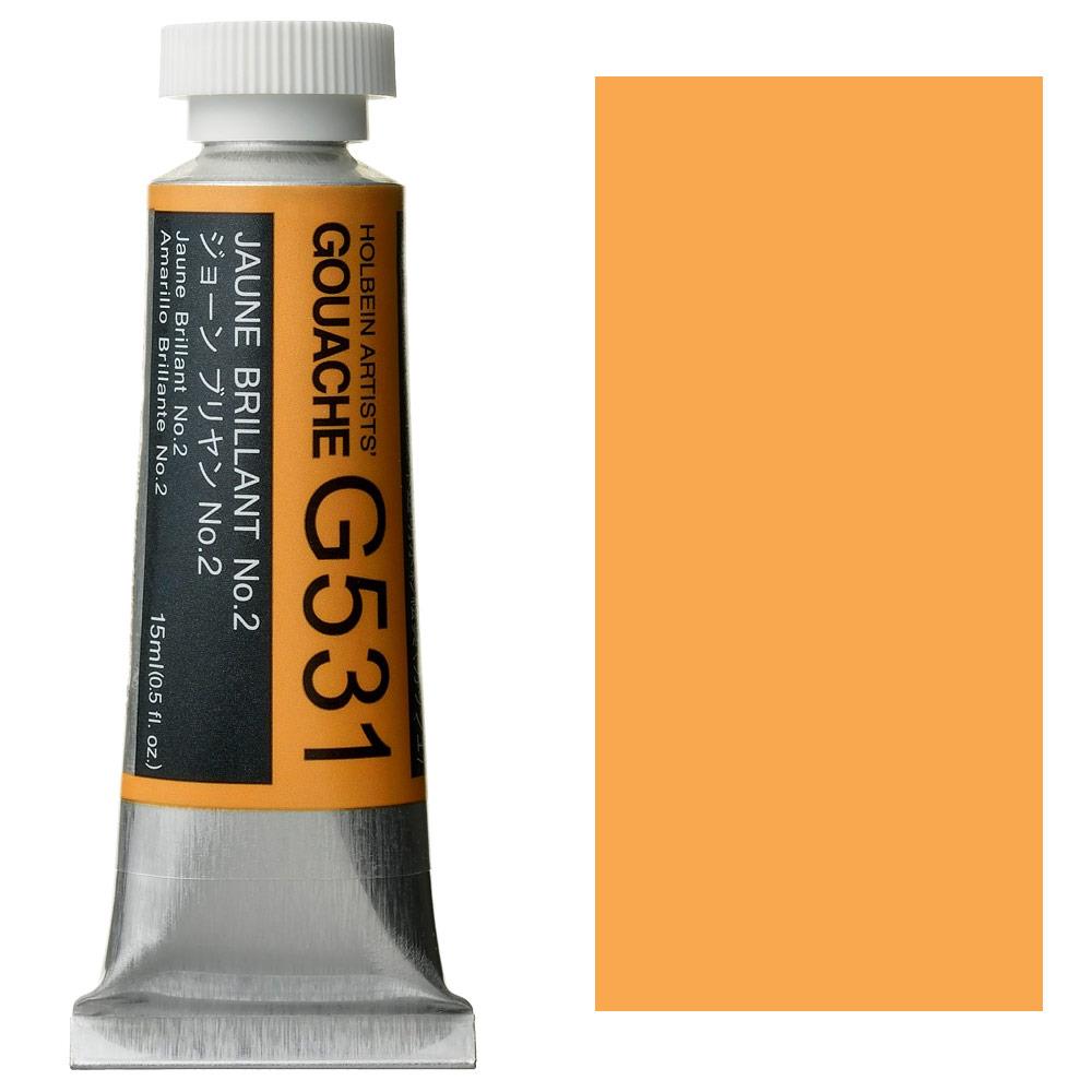 Holbein Artist Guaj Boya 15 ml C Serisi G531 Jaune Brillant No:2