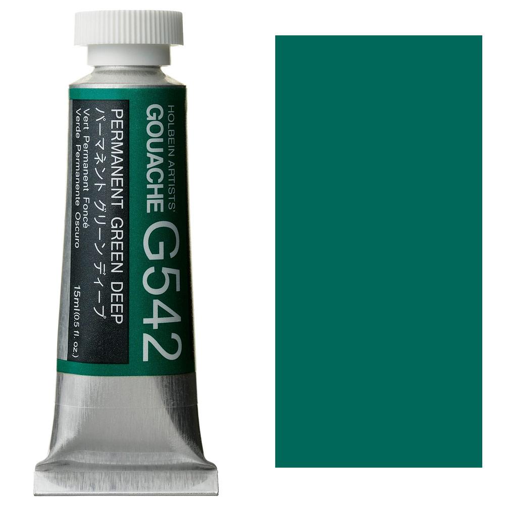 Holbein Artist Guaj Boya 15 ml A Serisi G542 Permanent Green Deep