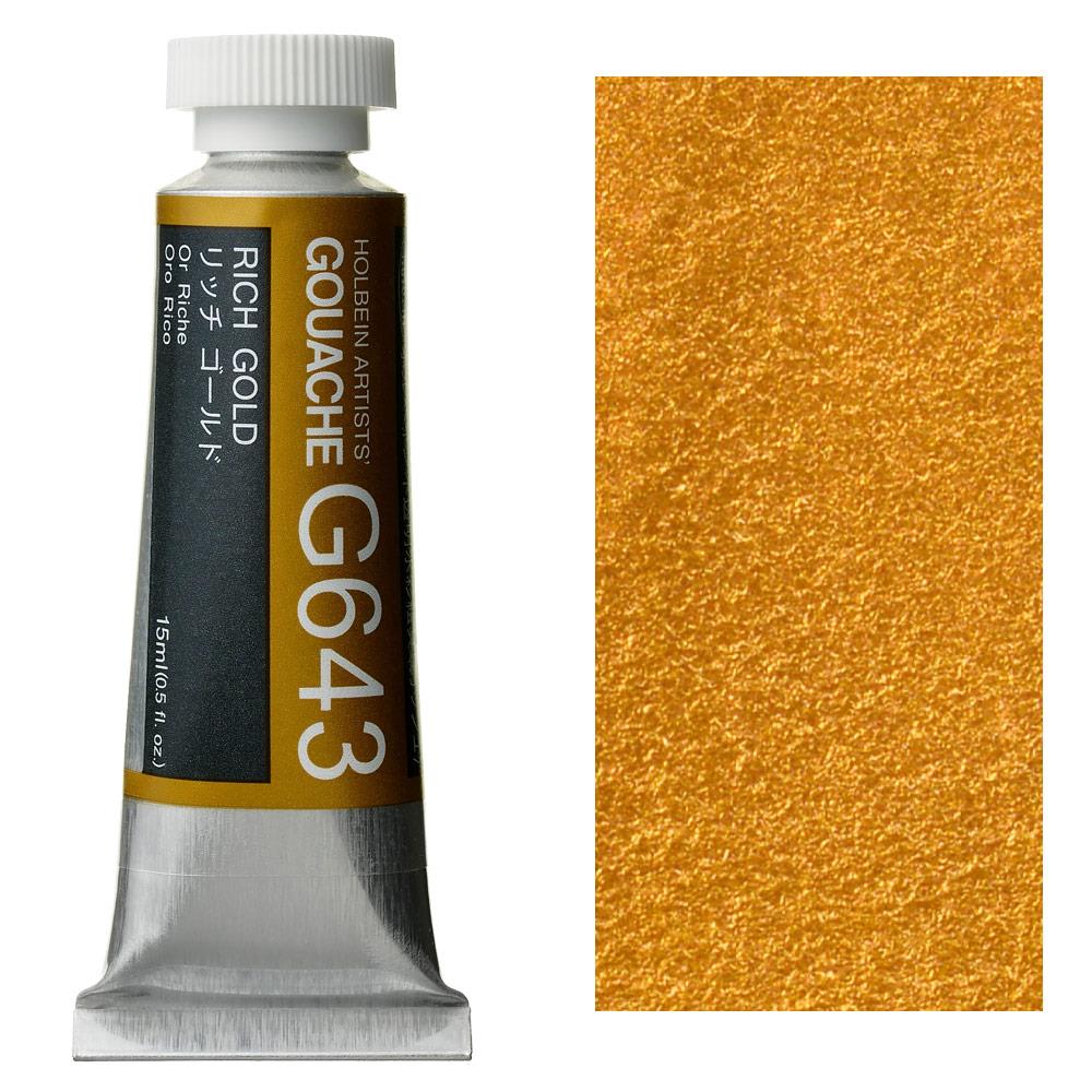Holbein Artist Guaj Boya 15 ml C Serisi G643 Rich Gold