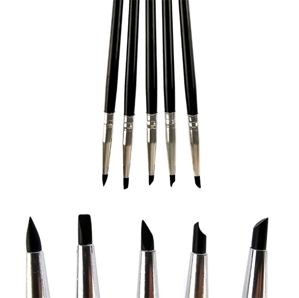 Thin Rubber Tip Blender Set of 5