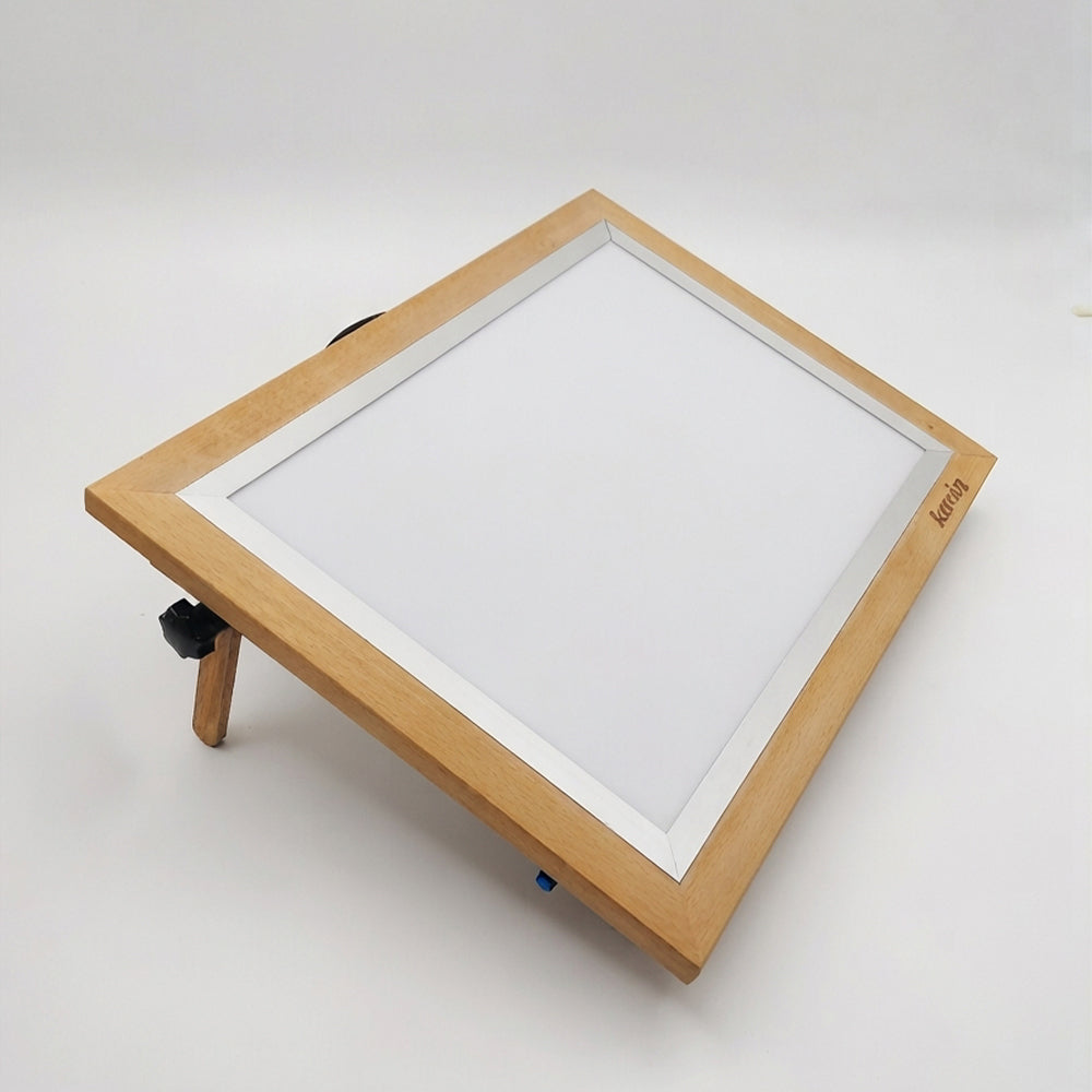 Karin Natural Beech High Illuminated LED Sketch and Drawing Table 35X50 Cm