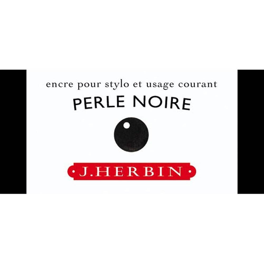 J. Herbin D Fountain Pen Bottle Ink 30 ml 13009T Perle Noire