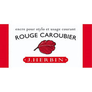 J. Herbin D Fountain Pen Bottle Ink 30 ml 13022T Rouge Caroubier