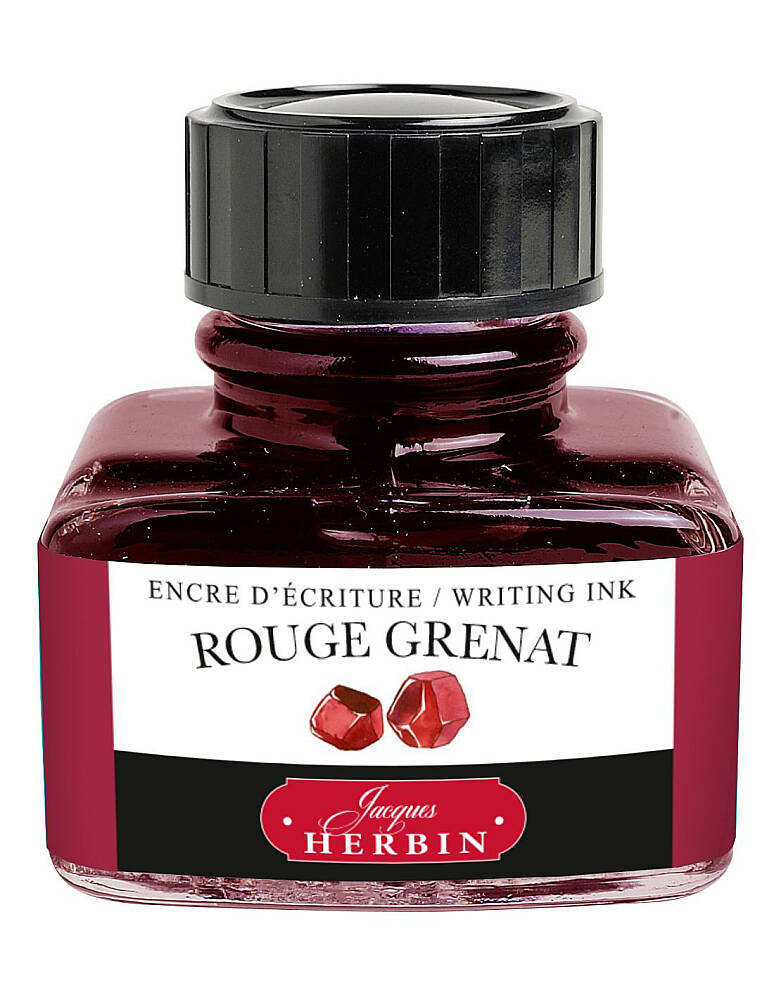 J. Herbin D Dolma Kalem Şise Mürekkep 30 ml 13029T Rouge Grenat