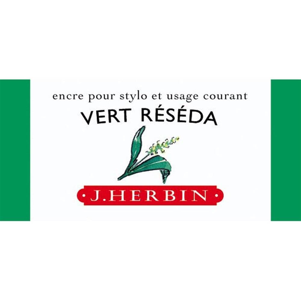 J. Herbin D Fountain Pen Bottle Ink 30 ml 13038T Vert Reseda