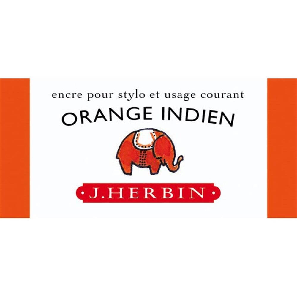 J. Herbin D Fountain Pen Bottle Ink 30 ml 13057T Orange Indien