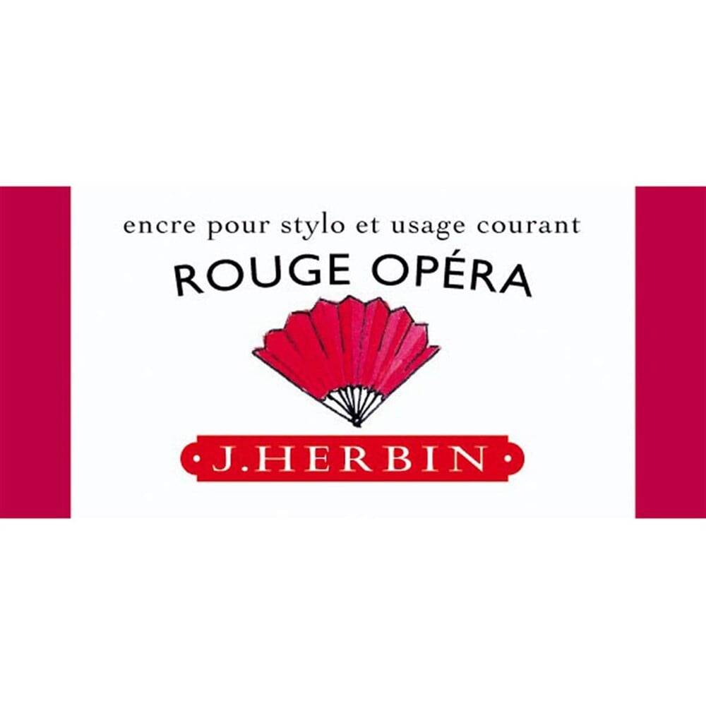 J. Herbin D Fountain Pen Bottle Ink 30 ml 13068T Rouge Opera