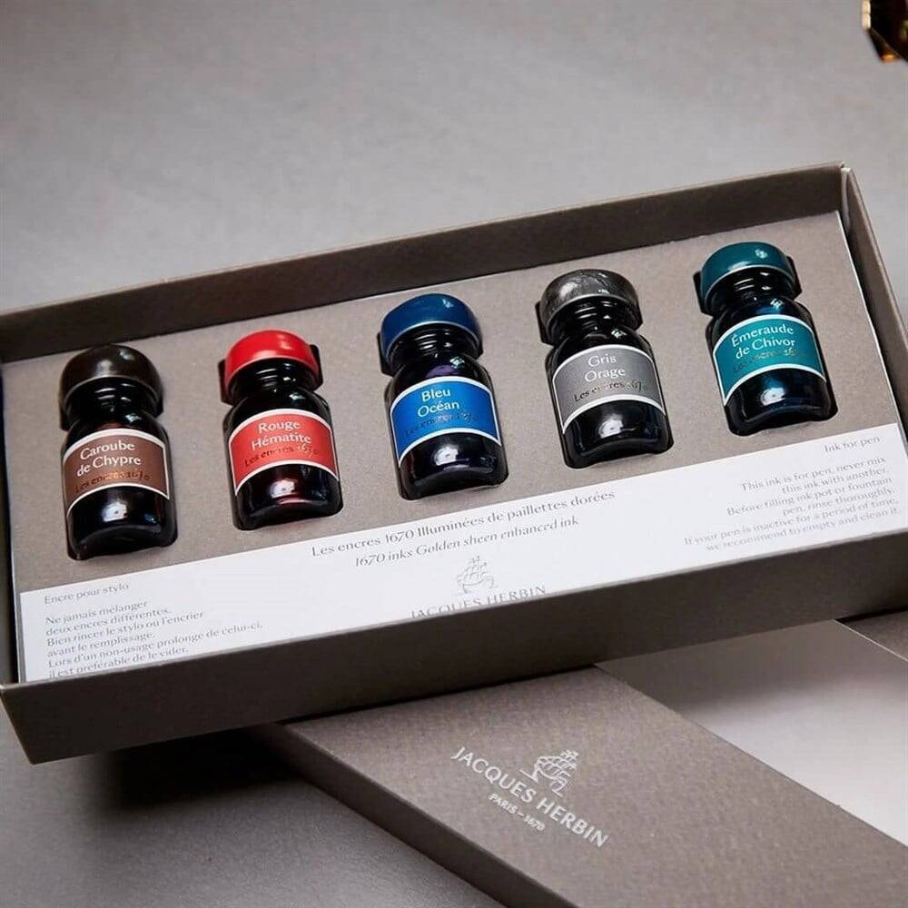 J. Herbin Mürekkep Seti 5 x 10 ml