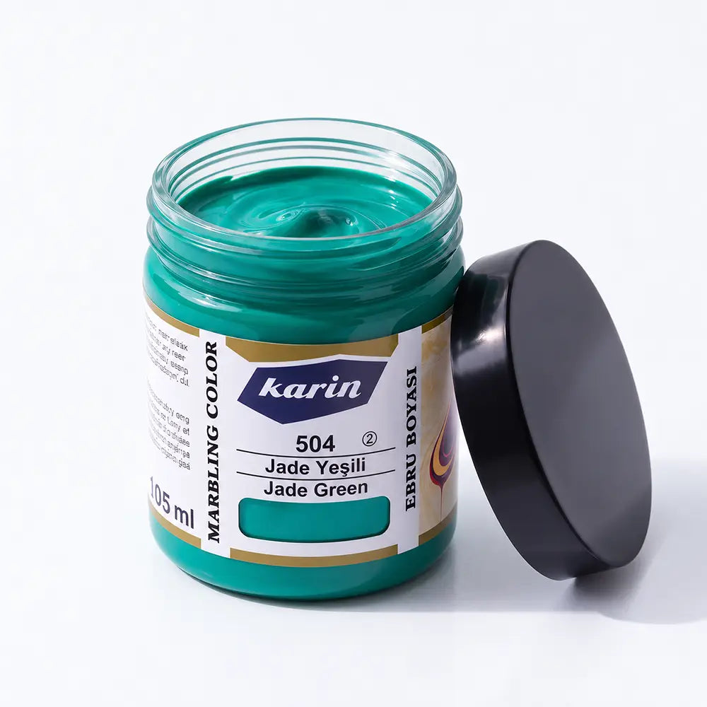Karin Marbling Paint 504 Jade Green 105 ml